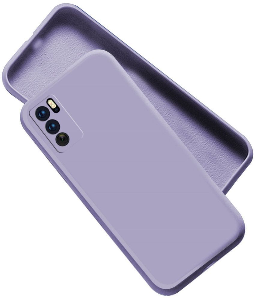     			Artistque - Purple Silicon Silicon Soft cases Compatible For Oppo Reno 6 pro ( Pack of 1 )