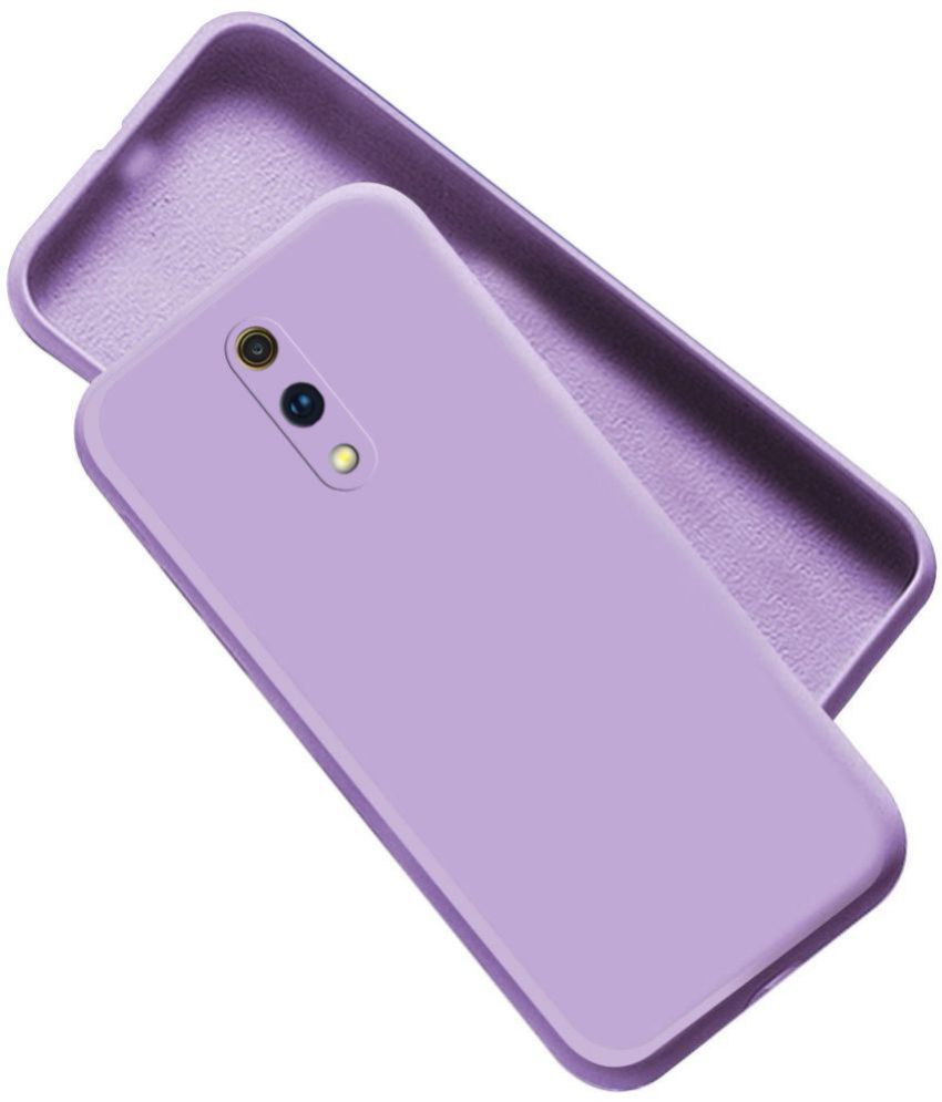     			Artistque - Purple Silicon Silicon Soft cases Compatible For Realme X ( Pack of 1 )