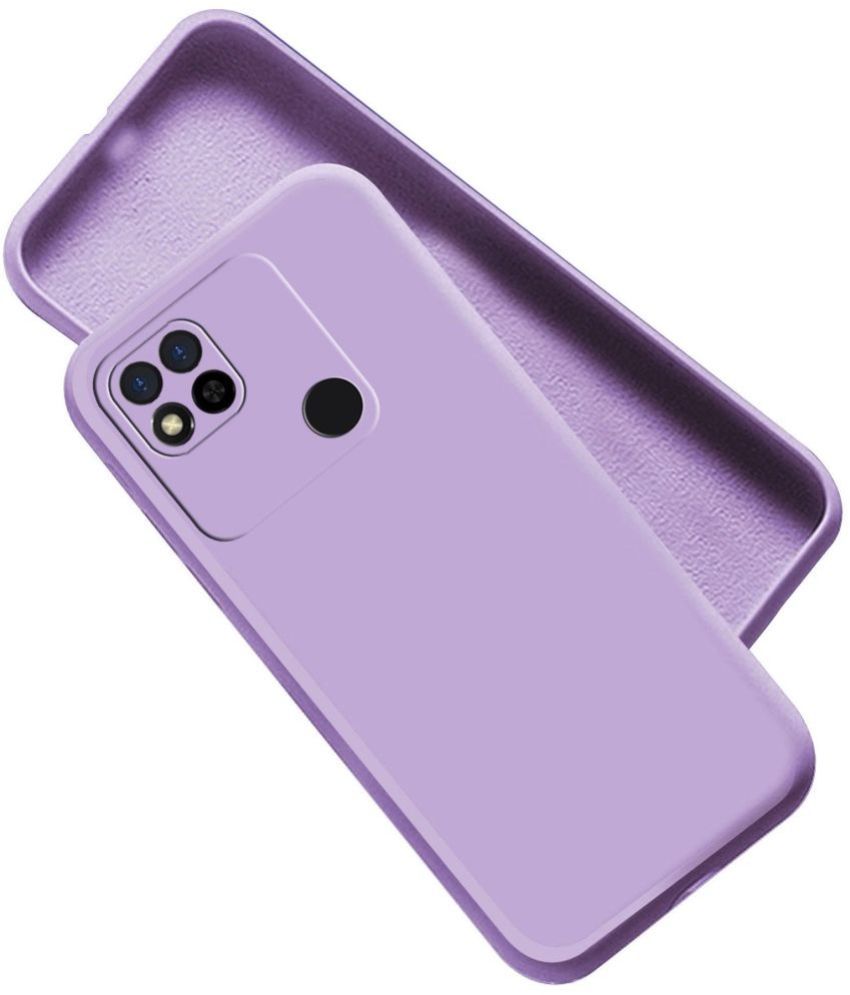     			Artistque - Purple Silicon Silicon Soft cases Compatible For Xiaomi Mi Redmi 10A ( Pack of 1 )