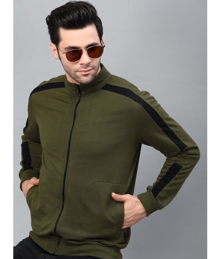     			Rigo - Green Cotton Blend Regular Fit Men's Casual Jacket ( Pack of 1 )