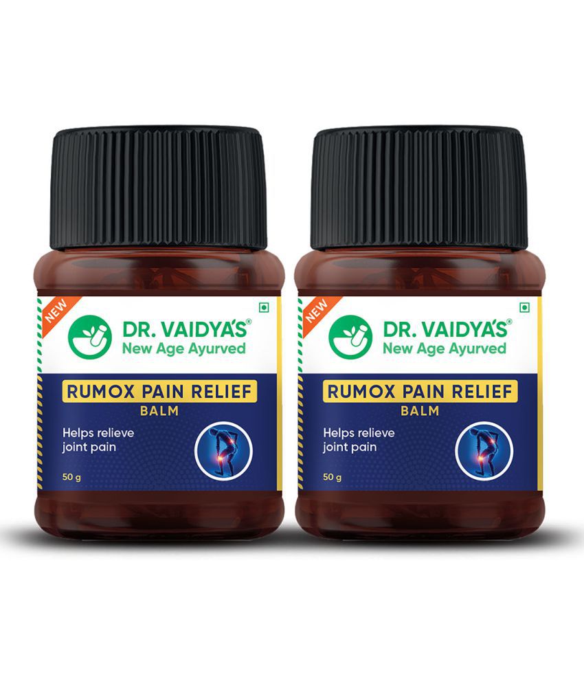     			Dr. Vaidya's Rumox Pain Relief Balm For Head Ache, Body Pain, Joint & Muscle Pain Relief Pack of 2