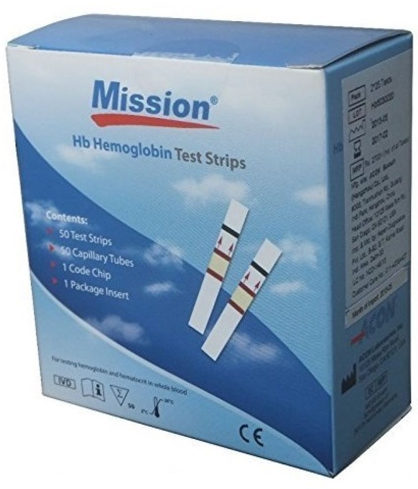     			Mission - HB Hemoglobin 31-50 Strips
