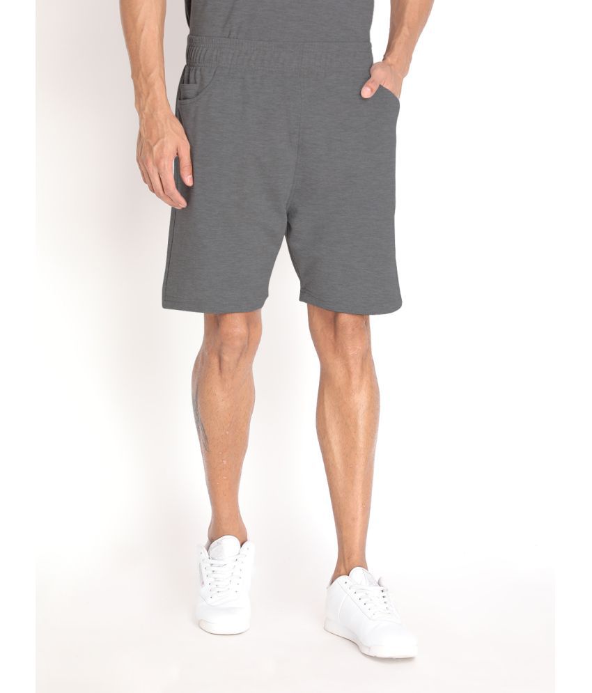     			Chkokko - Grey Polyester Men's Shorts ( Pack of 1 )
