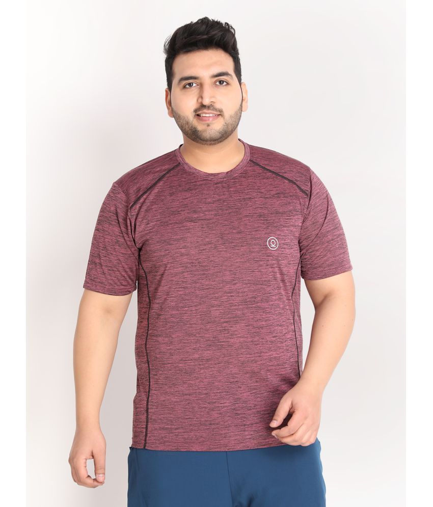     			Chkokko - Magenta Polyester Regular Fit Men's Sports T-Shirt ( Pack of 1 )