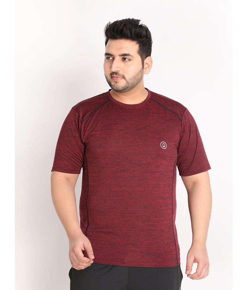     			Chkokko - Wine Polyester Regular Fit Men's Sports T-Shirt ( Pack of 1 )