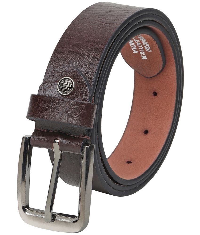     			SILKSHOPPING - Brown 100% Leather Men's Formal Belt ( Pack of 1 )