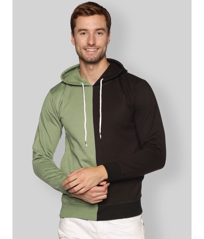     			YHA - Green Fleece Regular Fit Men's Sweatshirt ( Pack of 1 )