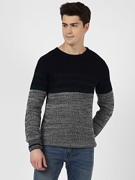 Easy Wear jumper MEN FASHION Jumpers & Sweatshirts Knitted Gray/Red L discount 90% 