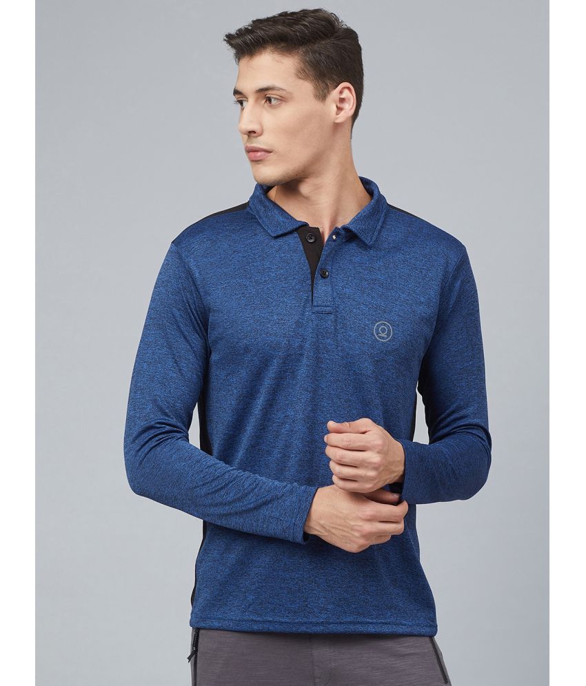     			Chkokko - Blue Polyester Regular Fit Men's Sports T-Shirt ( Pack of 1 )
