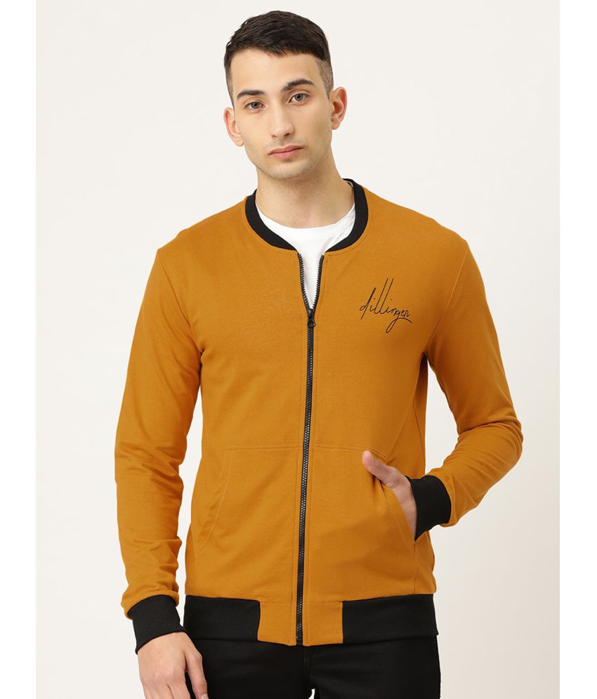     			Dillinger - Yellow Cotton Regular Fit Men's Casual Jacket ( Pack of 1 )