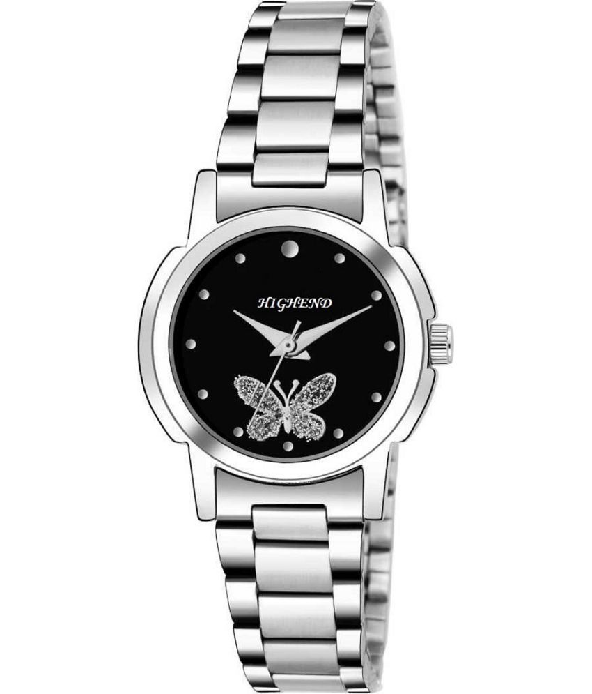 highend - Silver Stainless Steel Analog Womens Watch