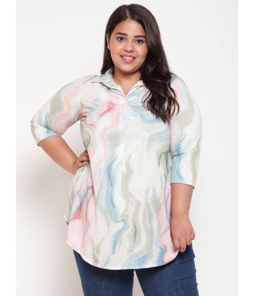 Amydus Multi Color Polyester Shirt - Single