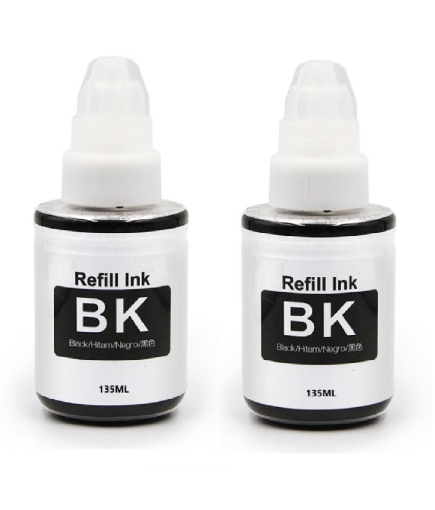 QUINK REFILL INK 790 Black Pack of 2 Cartridge for G1000,G1010,G1100,G2000,G2002,G2010,G2012,G2100,G3000,G3010,G3012,G3100,G4000,G4010 ( 2 Black)