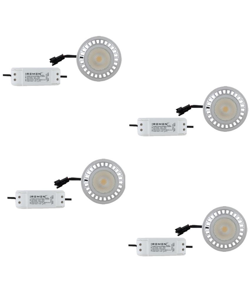     			Remen Led Lites - 7W Warm White LED Bulb ( Pack of 4 )