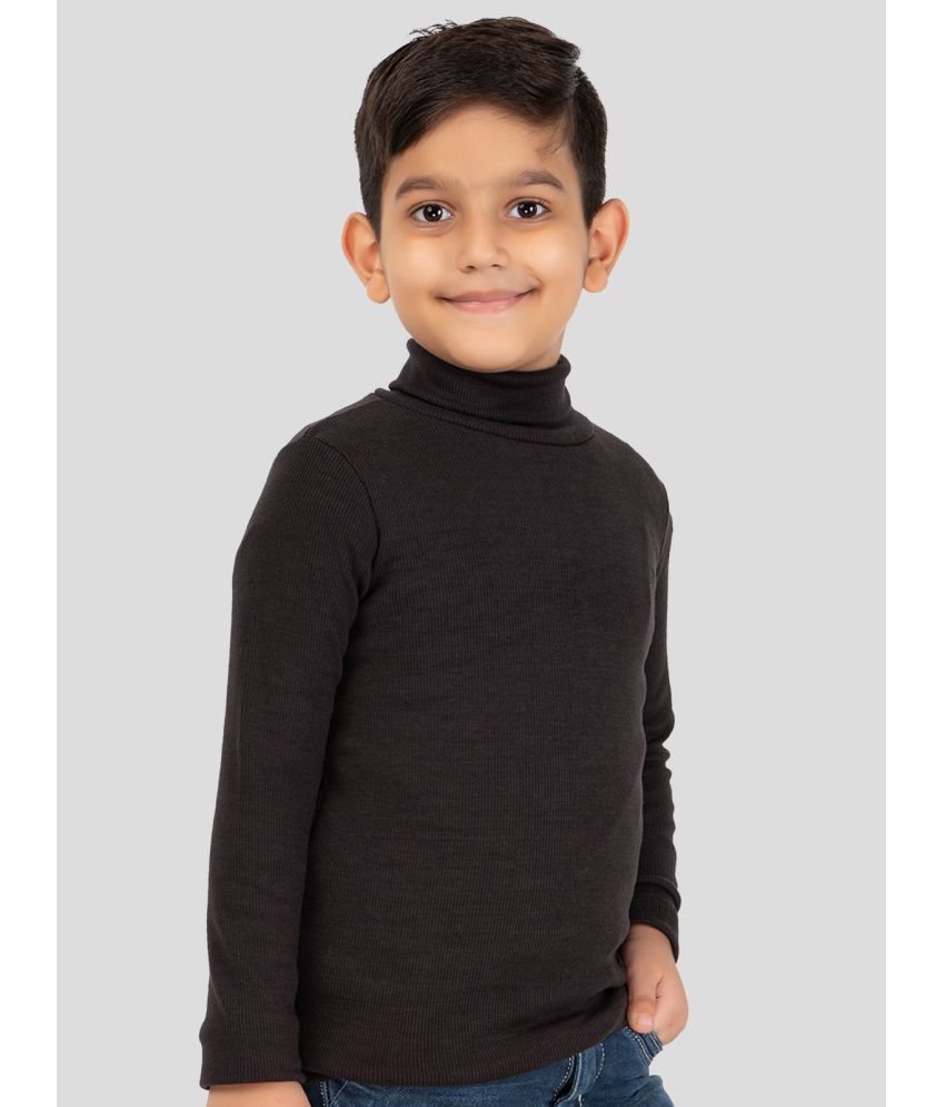     			YHA - Black Woollen Blend Boy's Pullover Sweaters ( Pack of 1 )