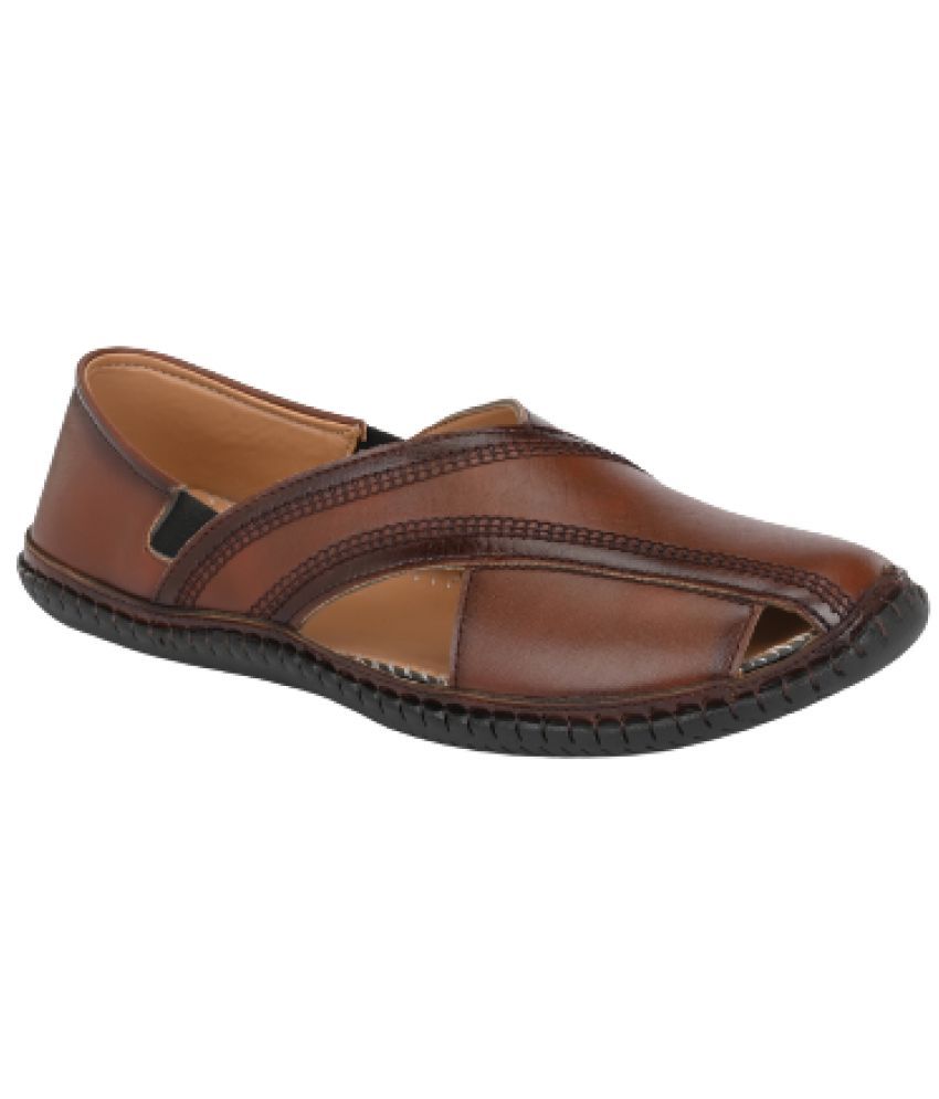     			ZebX - Brown Men's Sandals