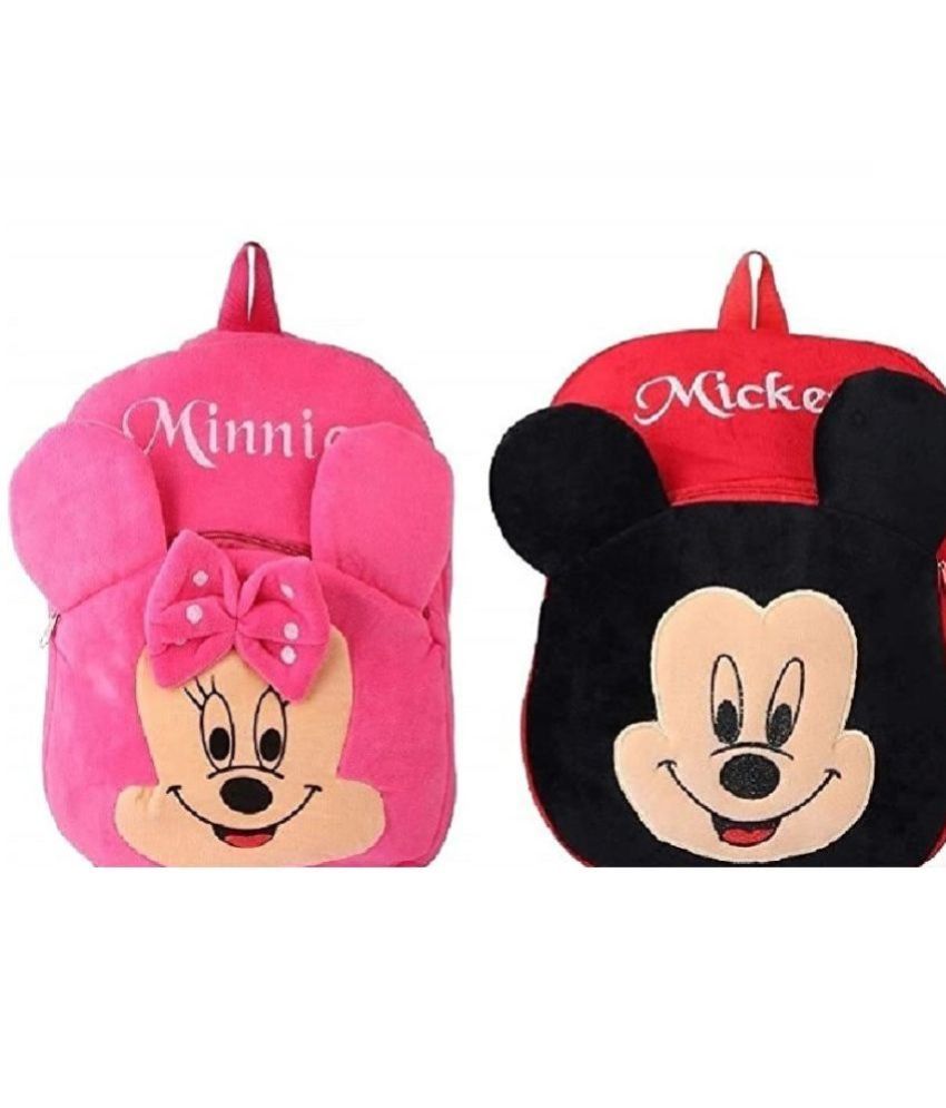     			aurapuro - Red Fabric Backpack For Kids