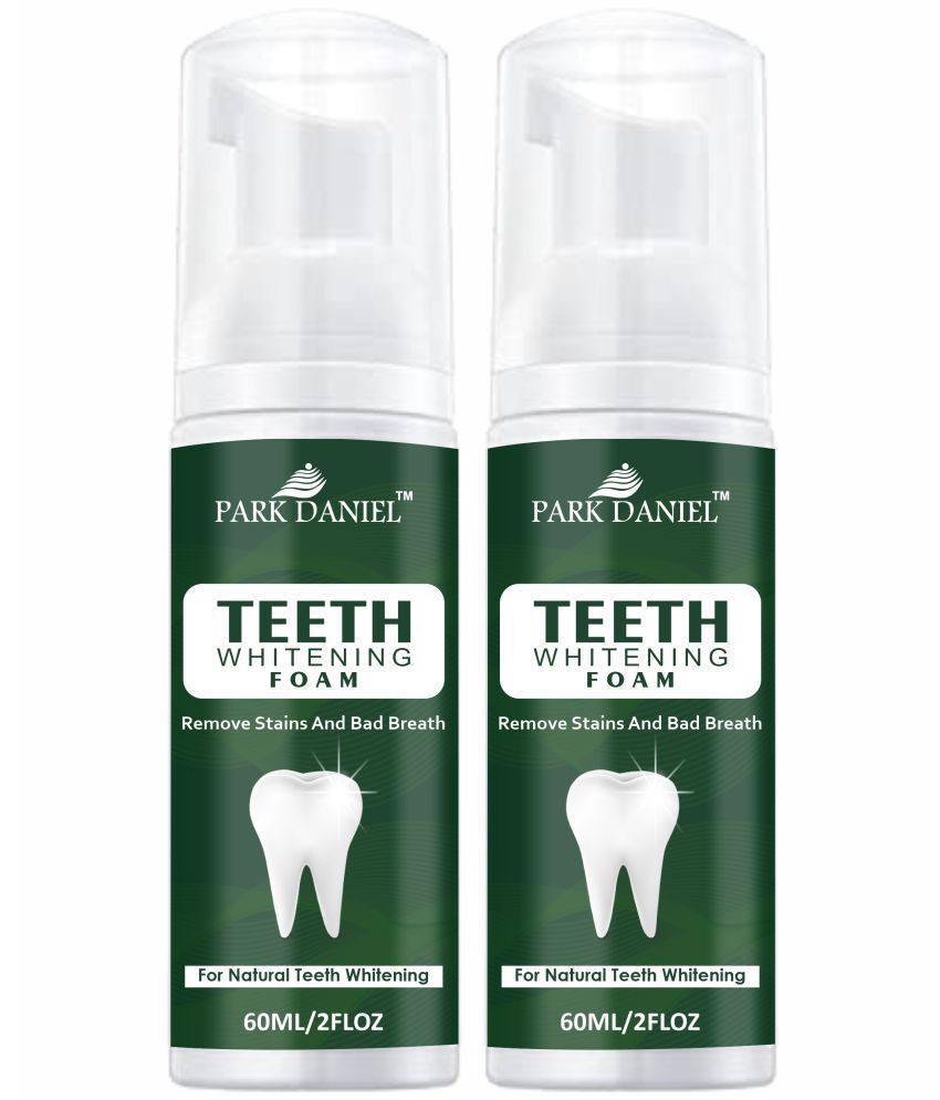 Park Daniel Teeth Whitening Foam Remove Stains Breath Freshener 120 mL
