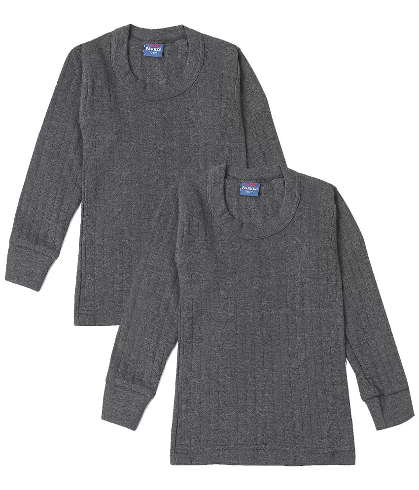 Lux Parker Black Thermal Round Neck Full Sleeve Top for Kids 2 Pcs - Buy Lux  Parker Black Thermal Round Neck Full Sleeve Top for Kids 2 Pcs Online at  Low Price - Snapdeal