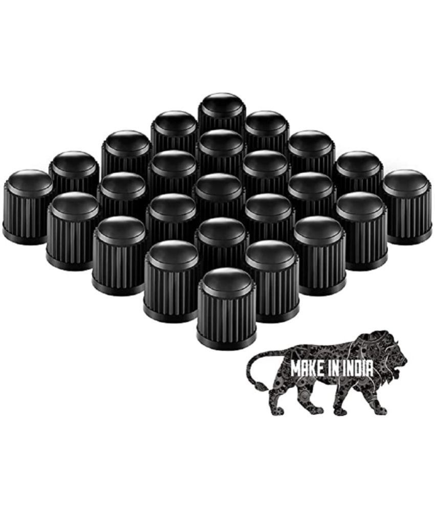 Alphonso Tyre Valve Caps Plain - (Pack of 100)