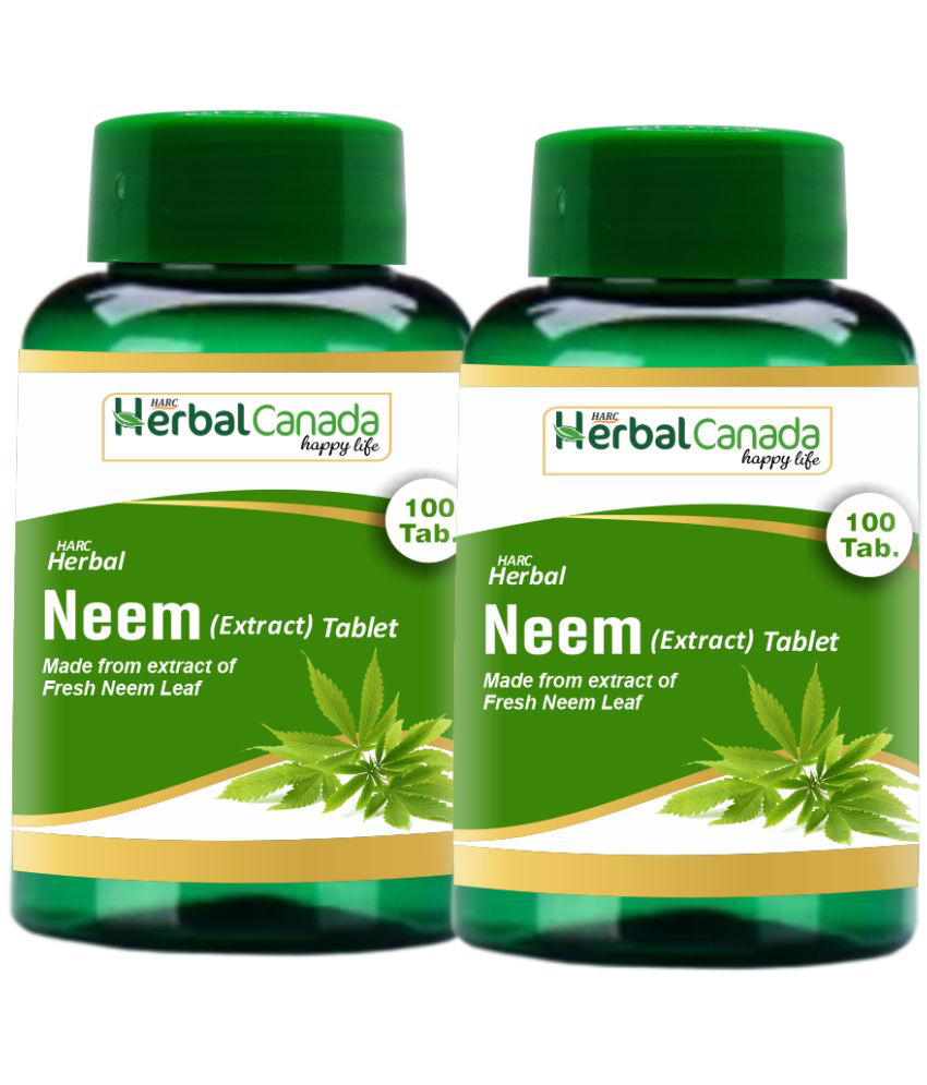     			Herbal Canada Neem (100Tab) + Neem (100Tab) Tablet 200 no.s Pack Of 2