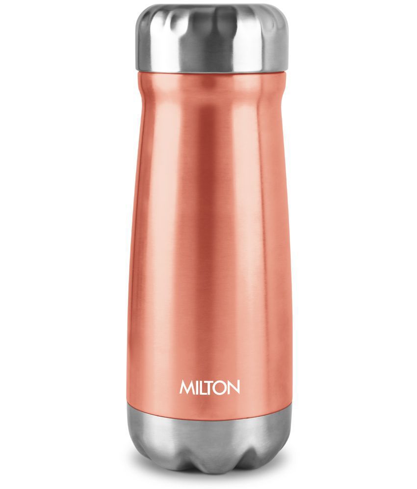     			Milton All Rounder 550 Thermosteel Hot and Cold Flask, 1 Piece, 510 ml, Rose Gold | Insulated Flask | Leak Proof | Soup Flask | Dal Flask | Sambar Flask | Thermos | Long Hours Hot and Cold
