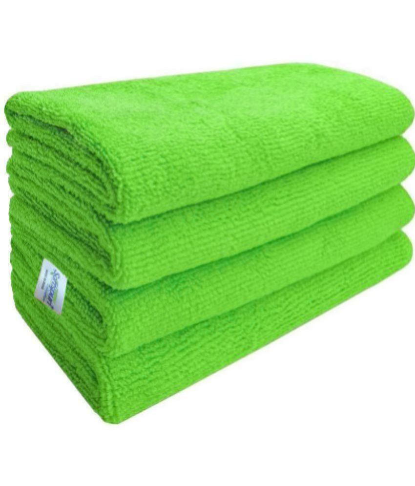     			SOFTSPUN - Green Microfibre Hand Towel 50x70 cm ( Pack of 4 )