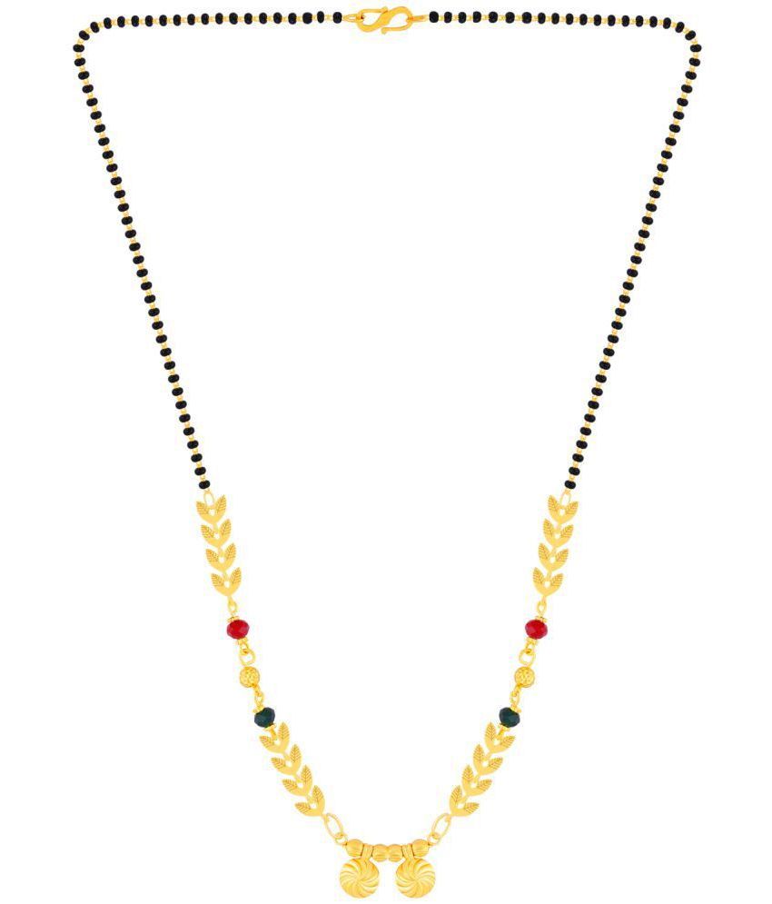     			Silver Shine - Golden Mangalsutra ( Pack of 1 )