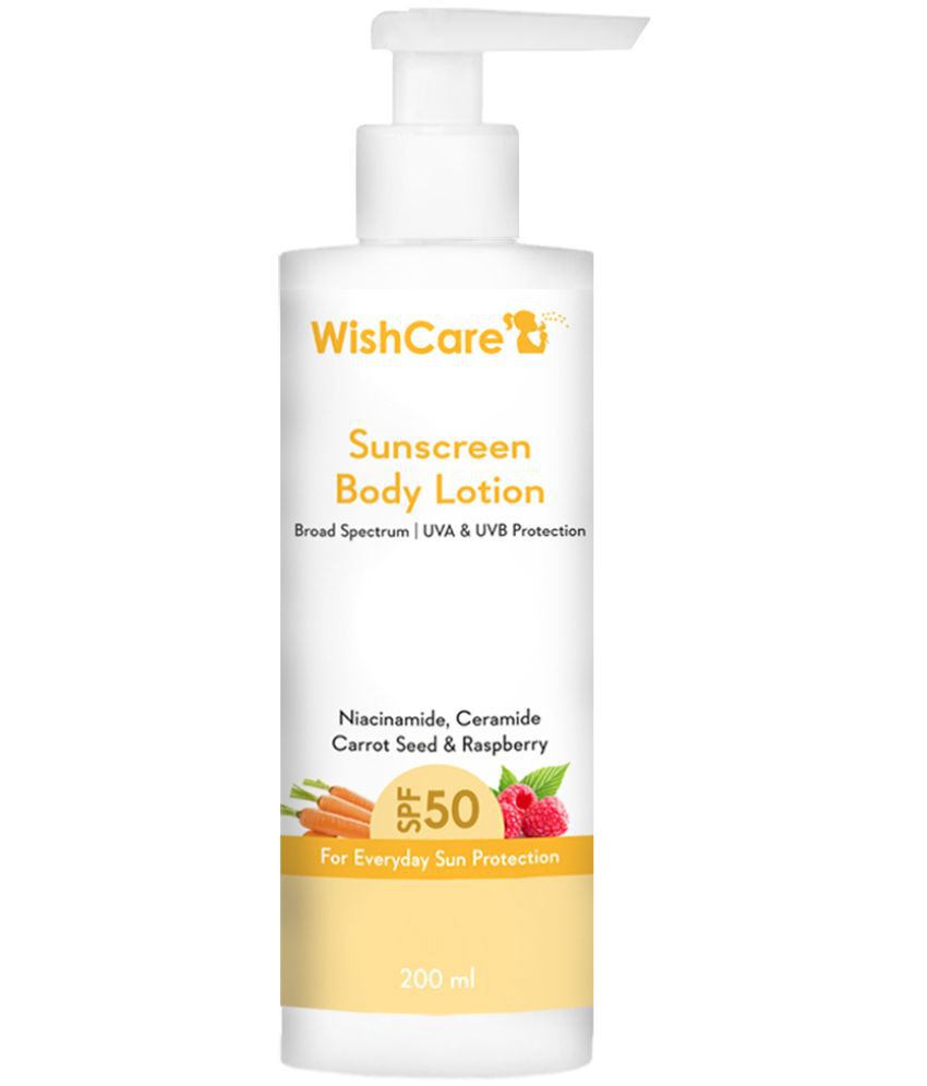 WishCare - Sun Protection Lotion For All Skin Type 200 ml ( Pack of 1 )