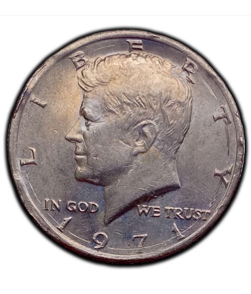     			Coiniacs - Kennedy Half Dollar(1971-74) USA UNC 1 Nickel Numismatic Coins