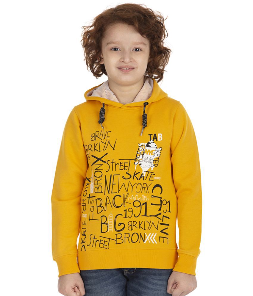     			TAB91 - Yellow Fleece Boys Sweatshirt ( Pack of 1 )