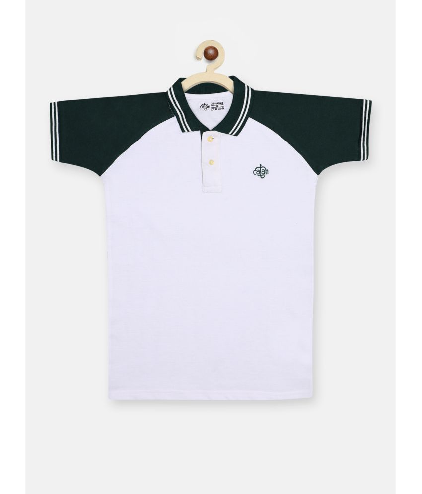 CHIMPRALA - Dark Green Cotton Boy's Polo T-Shirt ( Pack of 1 )
