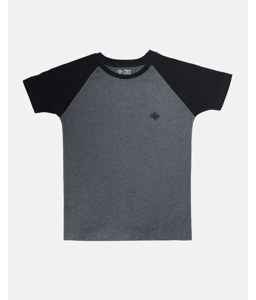 CHIMPRALA - Grey Cotton Boy's T-Shirt ( Pack of 1 )