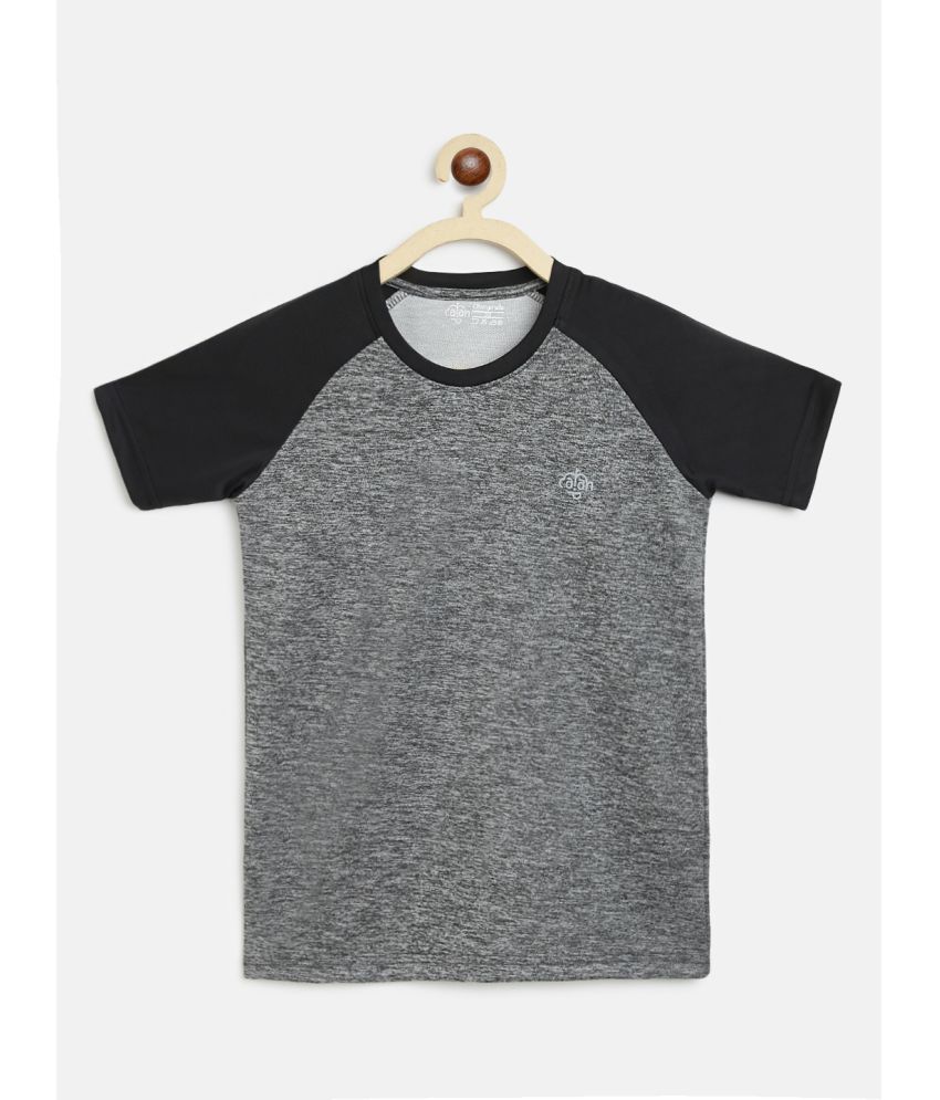 CHIMPRALA - Light Grey Polyester Boy's T-Shirt ( Pack of 1 )