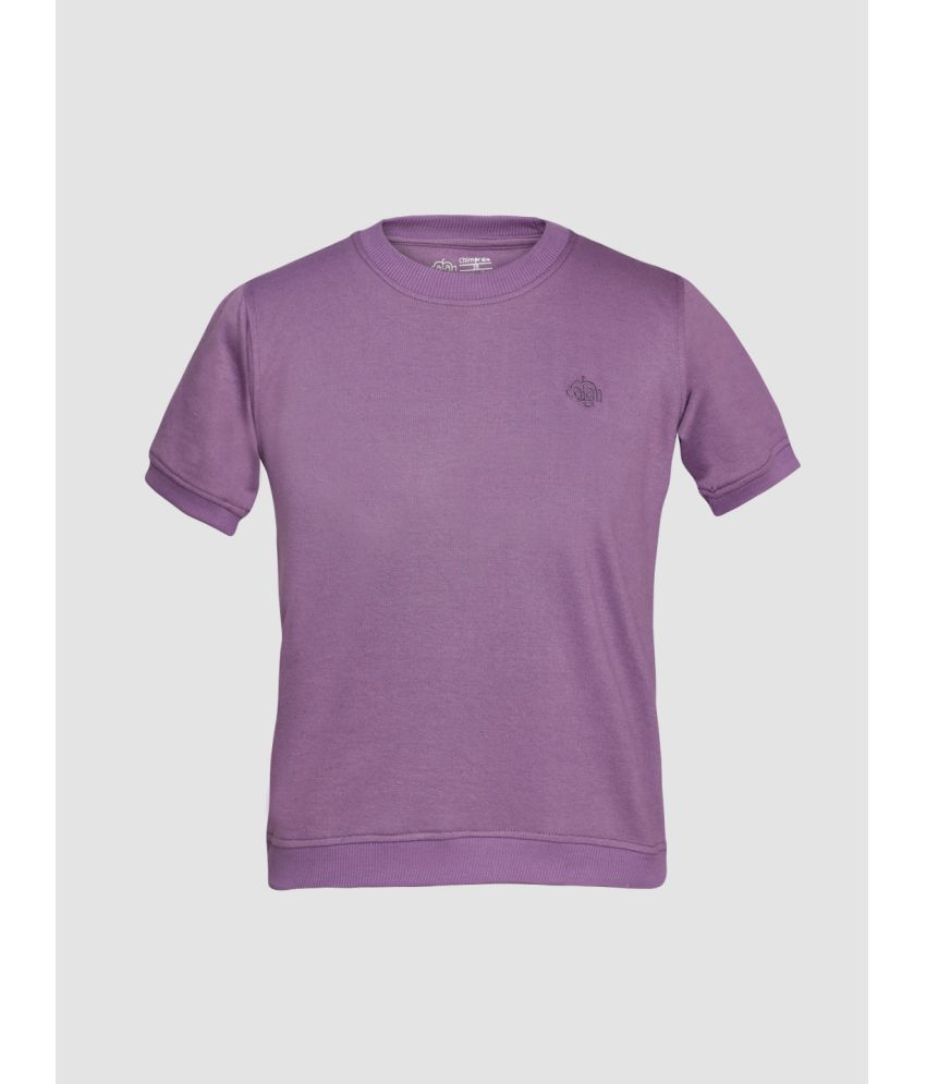 CHIMPRALA - Purple Cotton Boy's T-Shirt ( Pack of 1 )