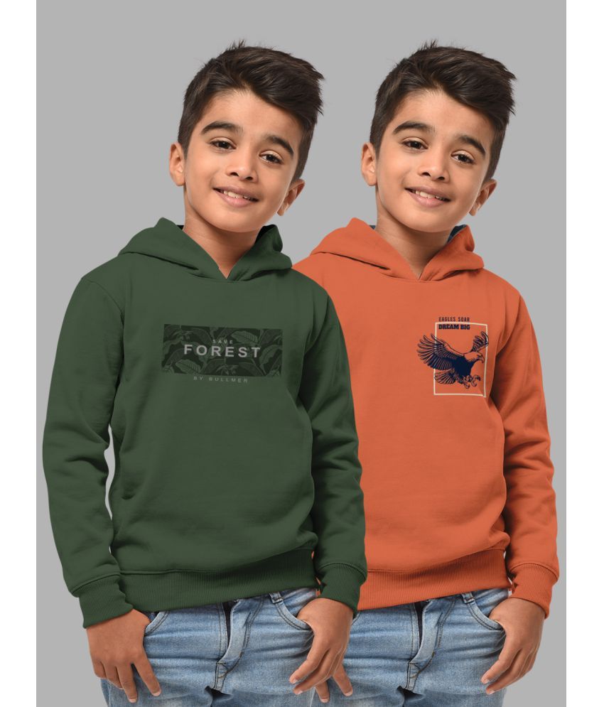     			HELLCAT - Multi Color Cotton Blend Boys Sweatshirt ( Pack of 2 )