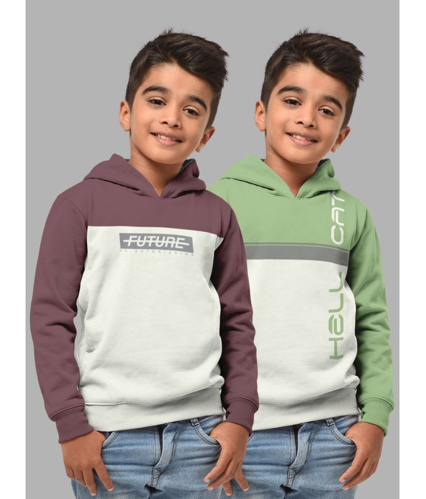     			HELLCAT - Multi Color Polyester Boys Sweatshirt ( Pack of 2 )
