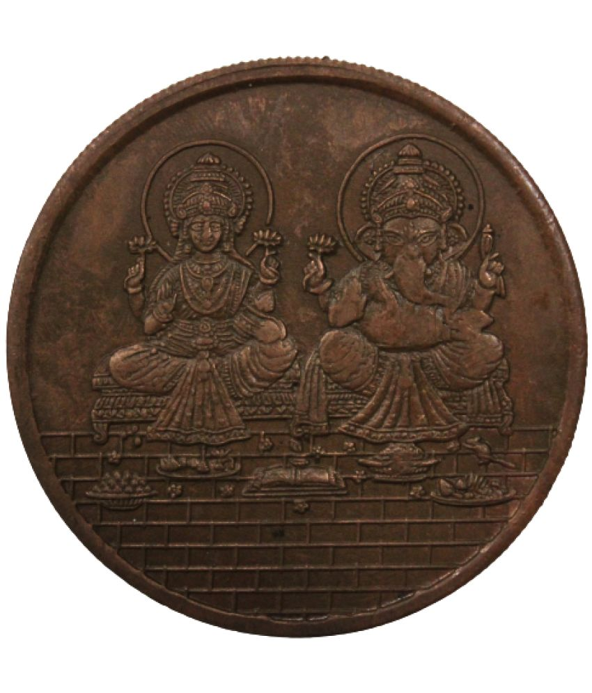     			Flipster - 1 Anna (Lord Ganesha and Mata Laxmi) 1 Numismatic Coins