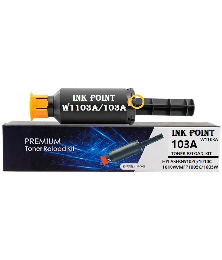     			INK POINT 1000a/1000w/1200a Black Pack of 1 Cartridge for 103A/W1103A Toner Cartridge & 104A / W1104A Drum Unit  MFP 1000a / 1000w / 1200a / 1200w