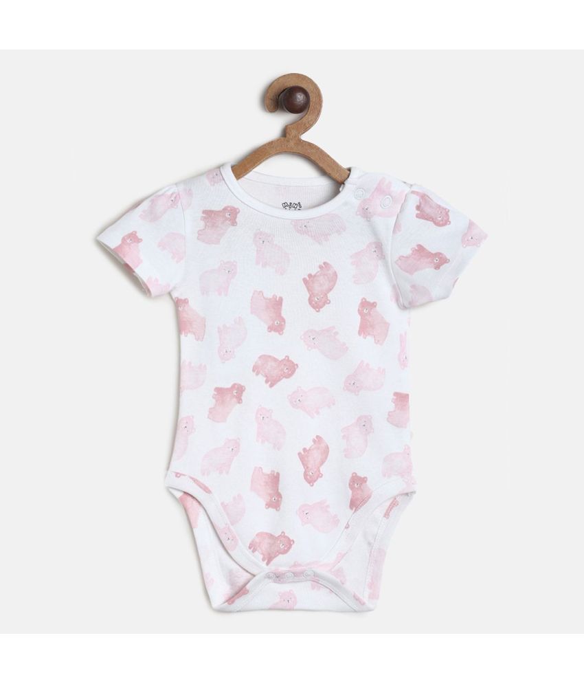     			MINI KLUB - Grey Cotton Bodysuit For Baby Girl ( Pack Of 1 )