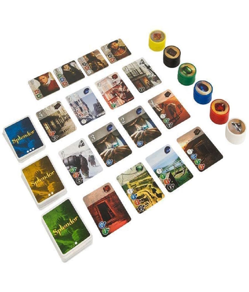 Splendor Board Game,Family Board Game for Adults and Family Strategy ...