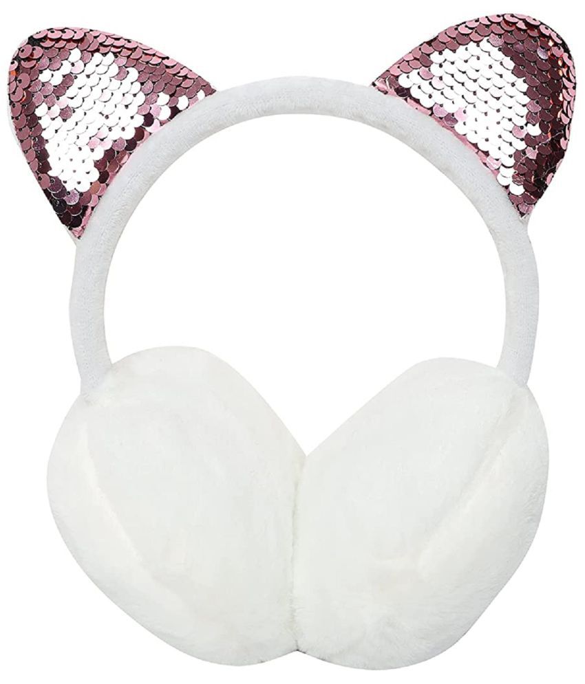     			Winter Outdoor Wear Adjustable Unicorn Ear Muffs / Warmers For Girls