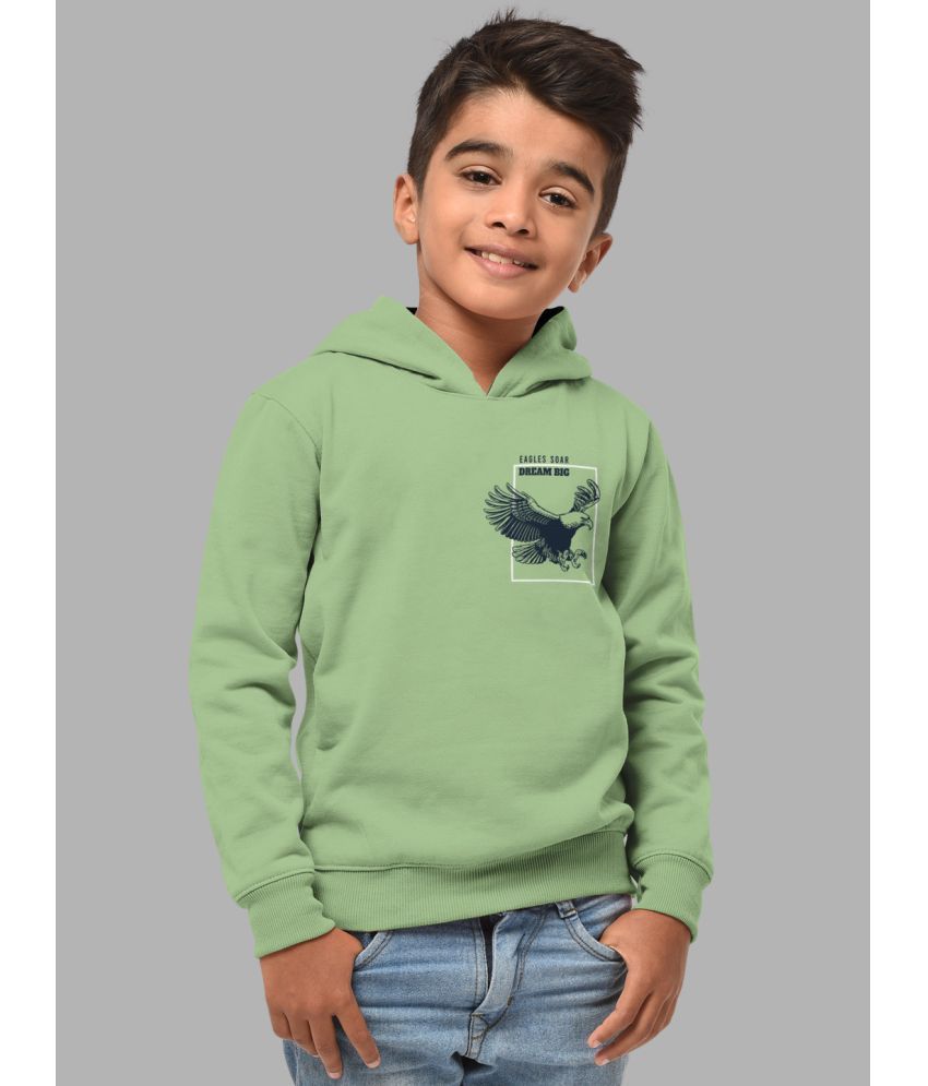     			HELLCAT Pack of 1 Boys Cotton Blend Sweatshirt ( Green )