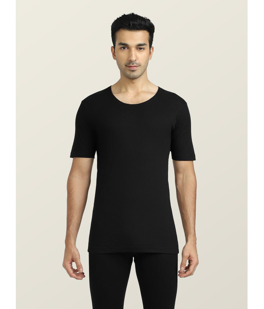     			XYXX Cotton Men's Thermal Tops ( Black ) XYTHEHST01