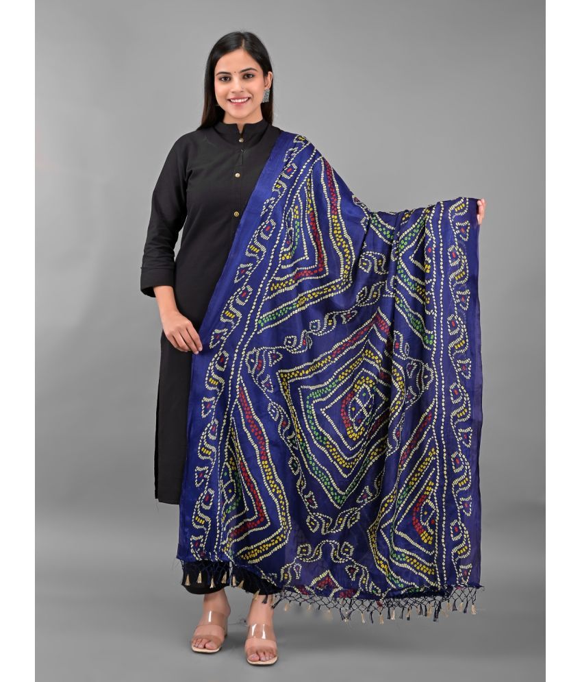     			Apratim - Blue Silk Women's Dupatta - ( Pack of 1 )