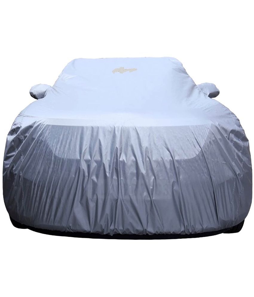     			Autoretail Dust Proof Car Body Polyster Cover For Hyundai i20 Active Without Mirror Pocket Silver (Pack Of 1)