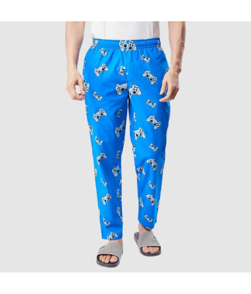 Bewakoof Blue Pyjamas Single Pack