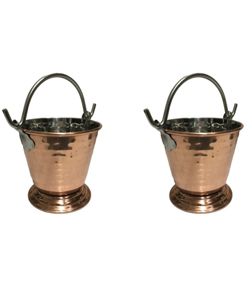 Dynore - Copper Serving Bucket ( Set of 2 )