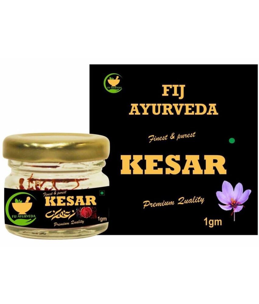     			FIJ AYURVEDA Premium Quality Kesar / Keshar/ Zafran /Saffron (A++ Grade) 1 gm