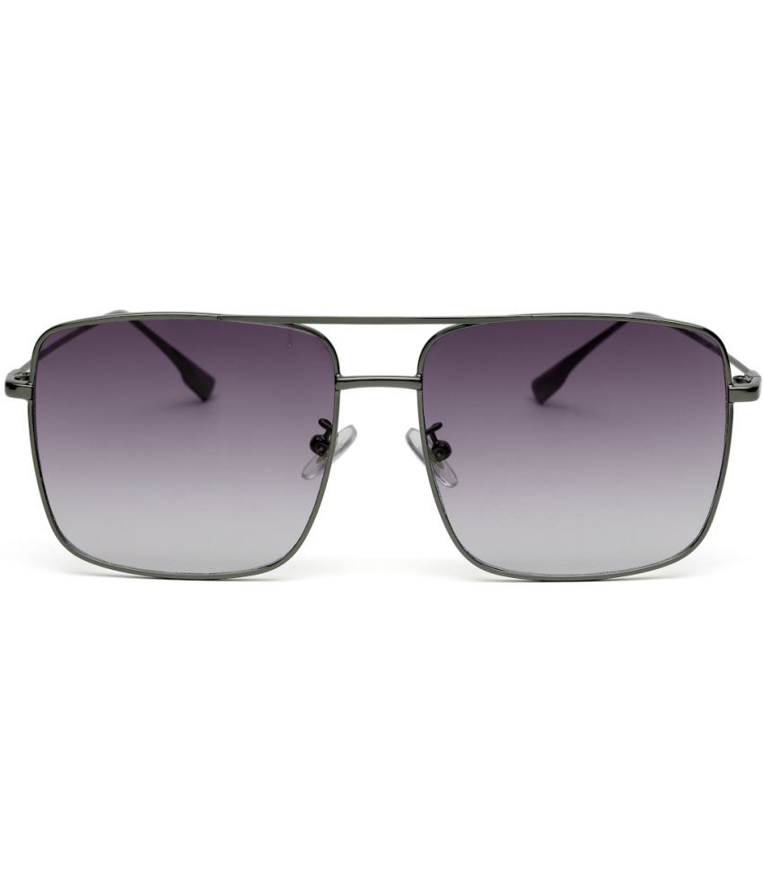     			YourSpex - Black Square Sunglasses ( Pack of 1 )